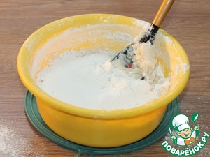 Пирог на кефире "Манник с сухофруктами"