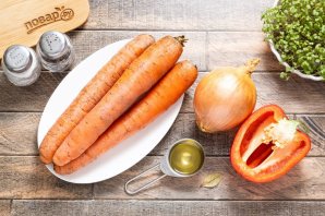 Морковь жареная с луком