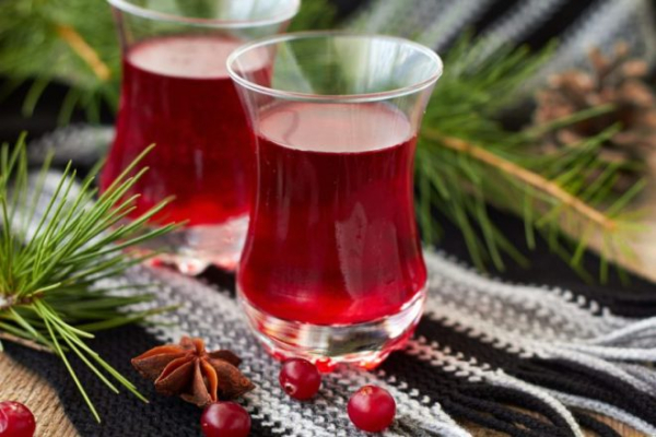 Клюквенный морс в мультиварке на пару