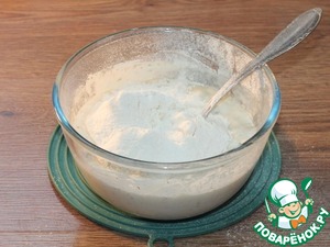 Пузырчатые лепешки с мясной начинкой