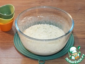 Пузырчатые лепешки с мясной начинкой