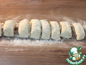 Пузырчатые лепешки с мясной начинкой