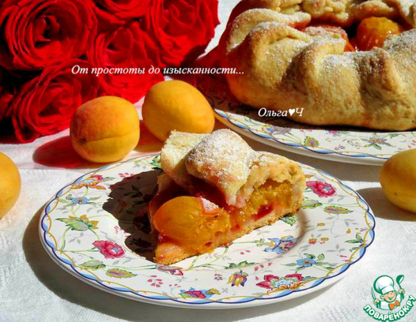 Галета с абрикосами и сливами